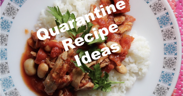 The best and cheap Quarantine recipe -Chicken and butter beans stew