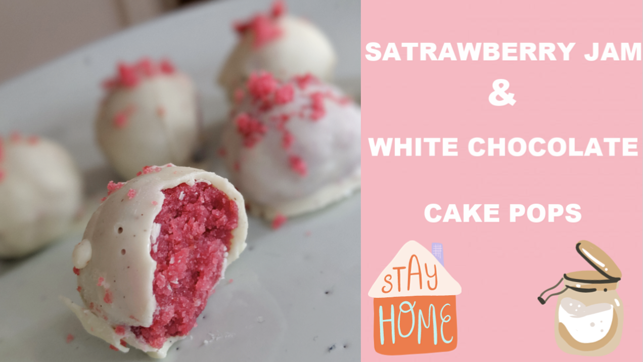 Easy no equipment needed- Homemade CAKE POPS – Quarantine baking hacks