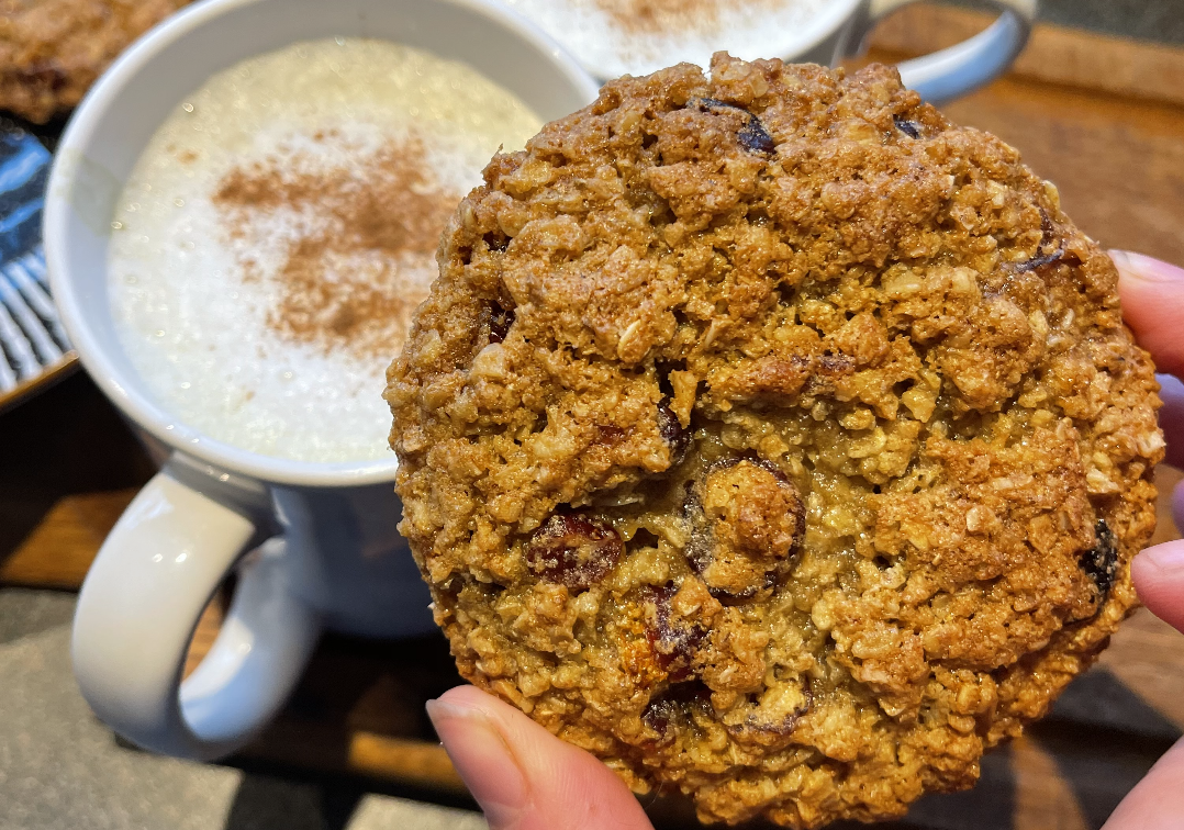 The Best Cadbury chocolate oatmeal cookies | crunchy on the outside and soft on the inside