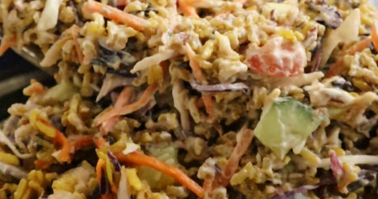 Vegan tahini & wild rice salad – Veganuary