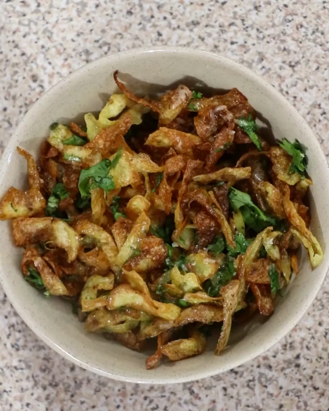 Garlic and parmesan potato skin