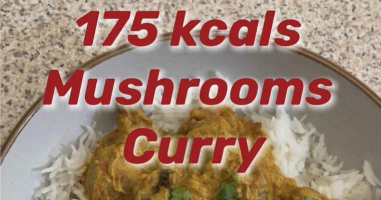 Low calorie mushroom curry