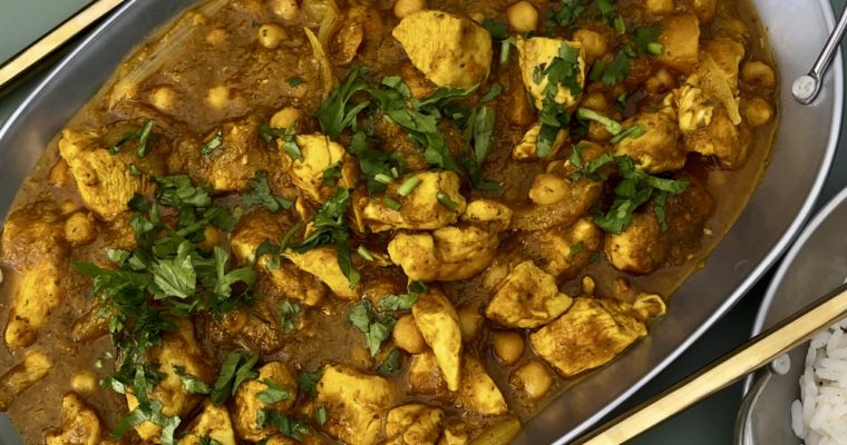 Healthy and easy chicken curry