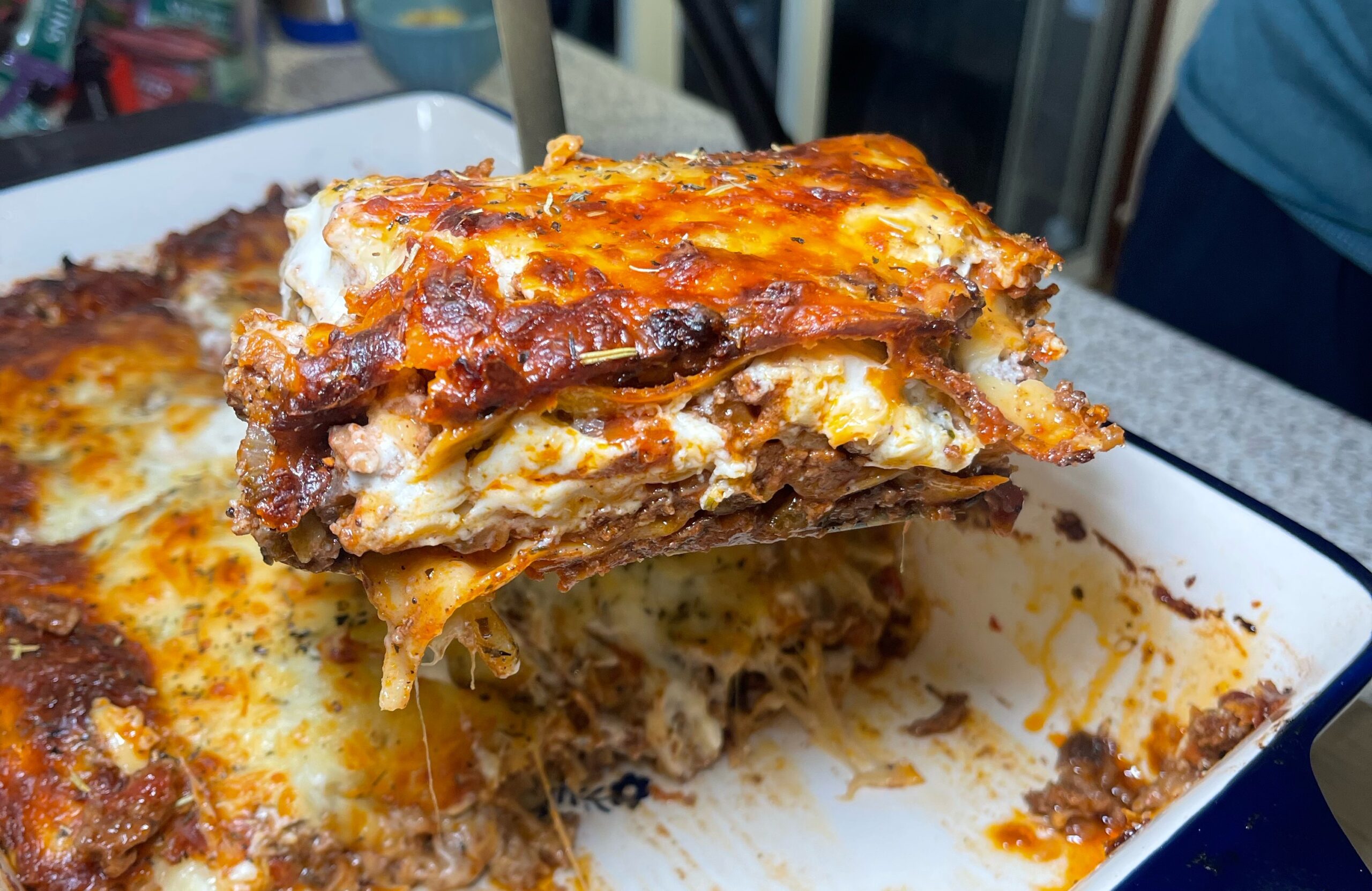 Halal beef and lamb lasagna