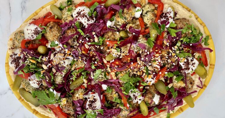 Hummus Falafel platter